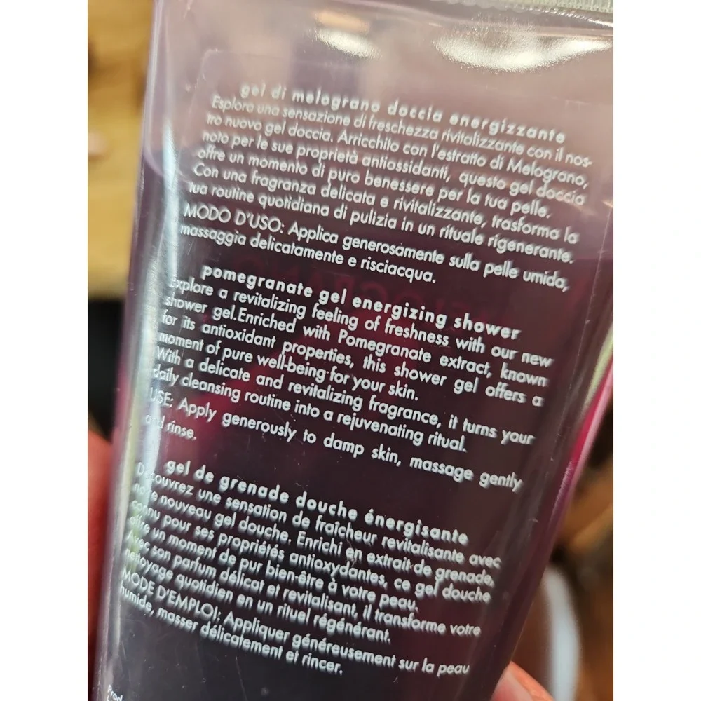 2 Perlier Melograno Pomegranate Energizing Shower Gel 8.4 oz. Full